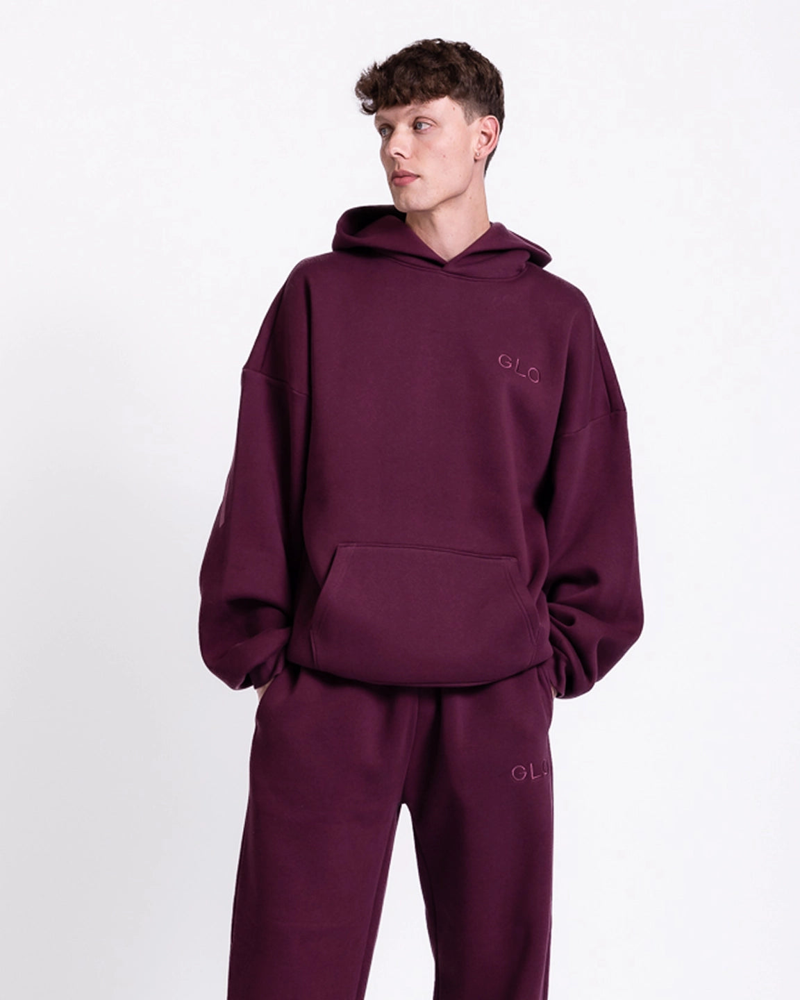 "Forgiven" Kingdom Essential Hoodie - Dark Cherry