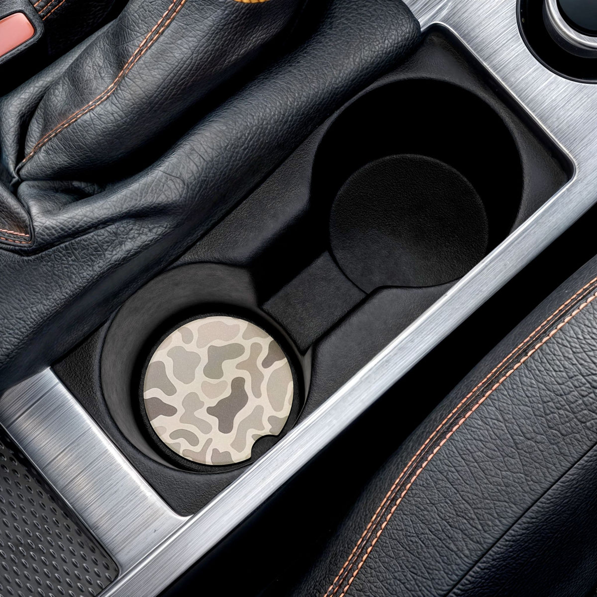 Camo Print Car Coasters