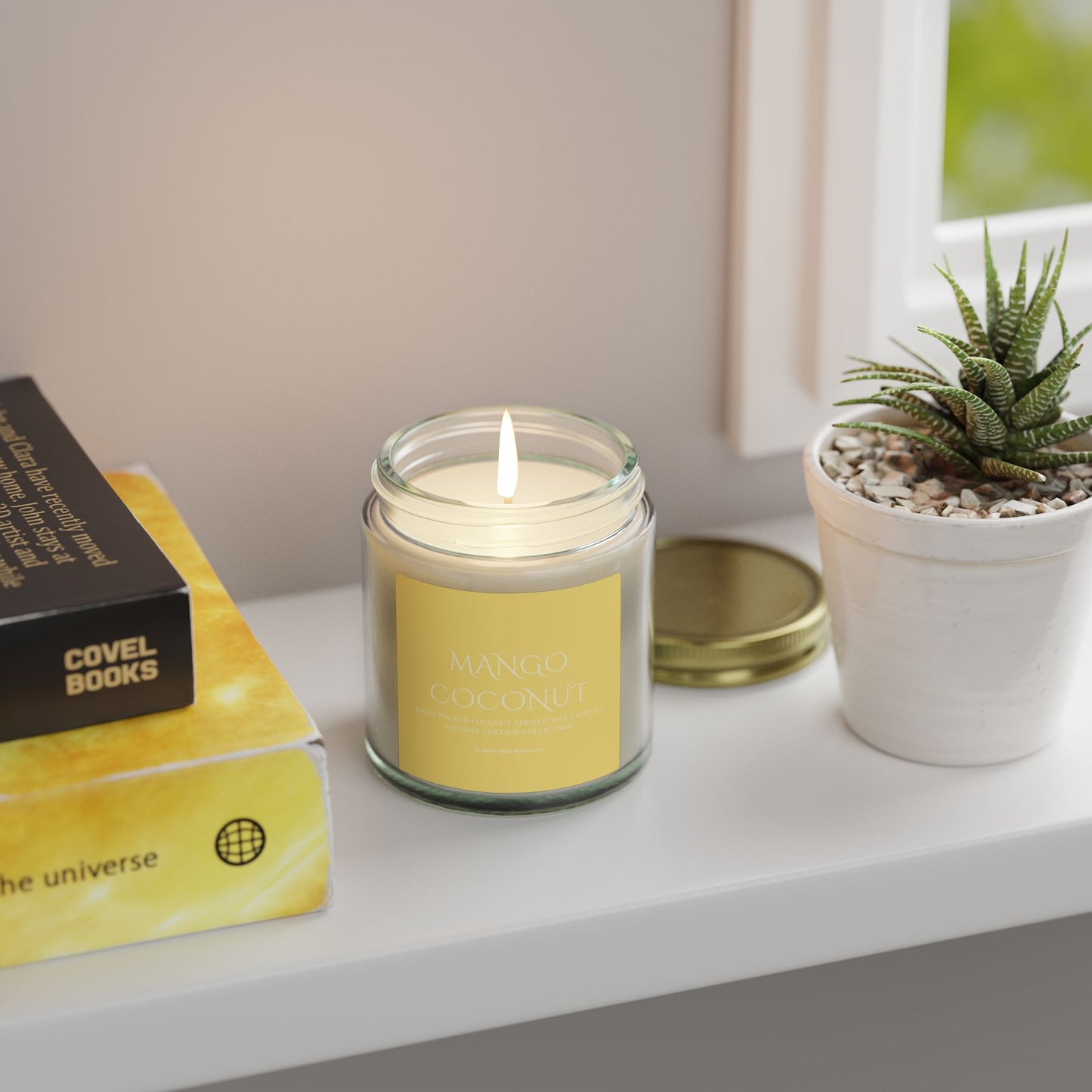 Mango Coconut Scented Candle (4oz, 9oz)