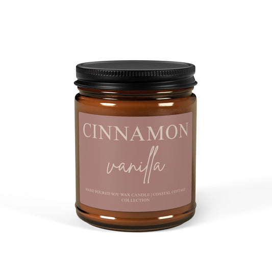 Cinnamon Vanilla Scented Candle