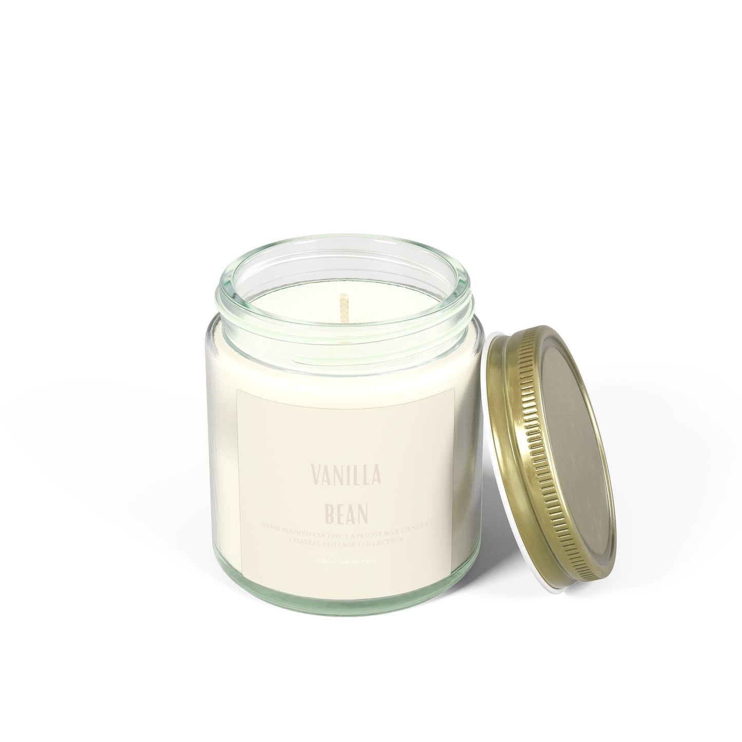 Vanilla Bean Scented Candle (4oz, 9oz)