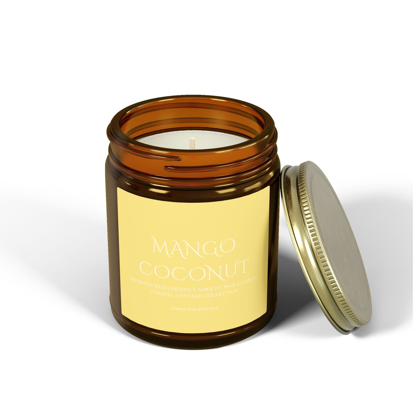 Mango Coconut Scented Candle (4oz, 9oz)