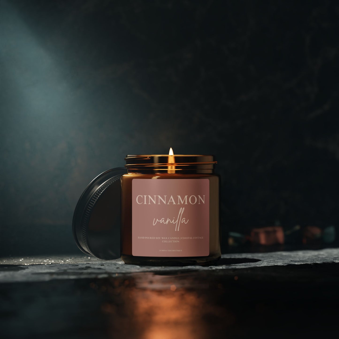 Cinnamon Vanilla Scented Candle