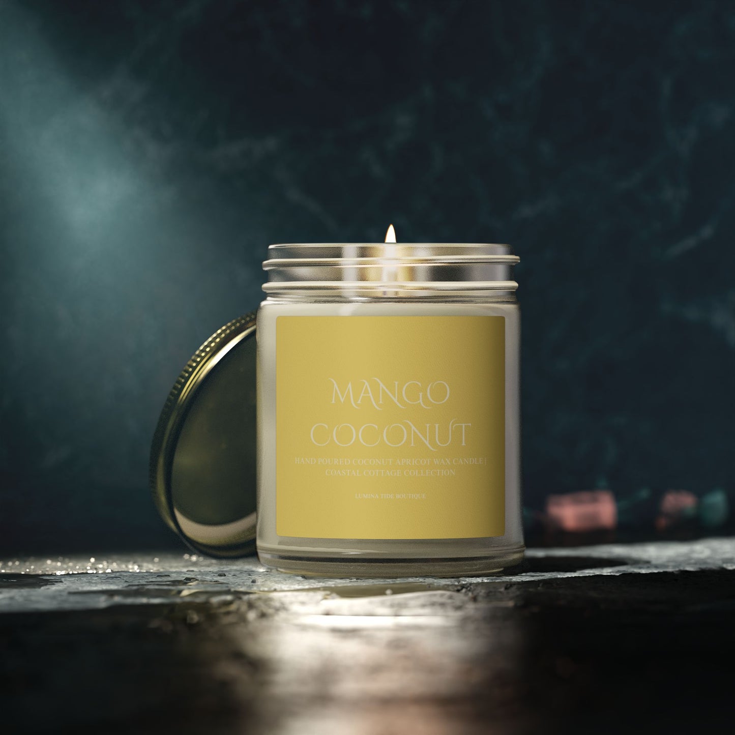 Mango Coconut Scented Candle (4oz, 9oz)