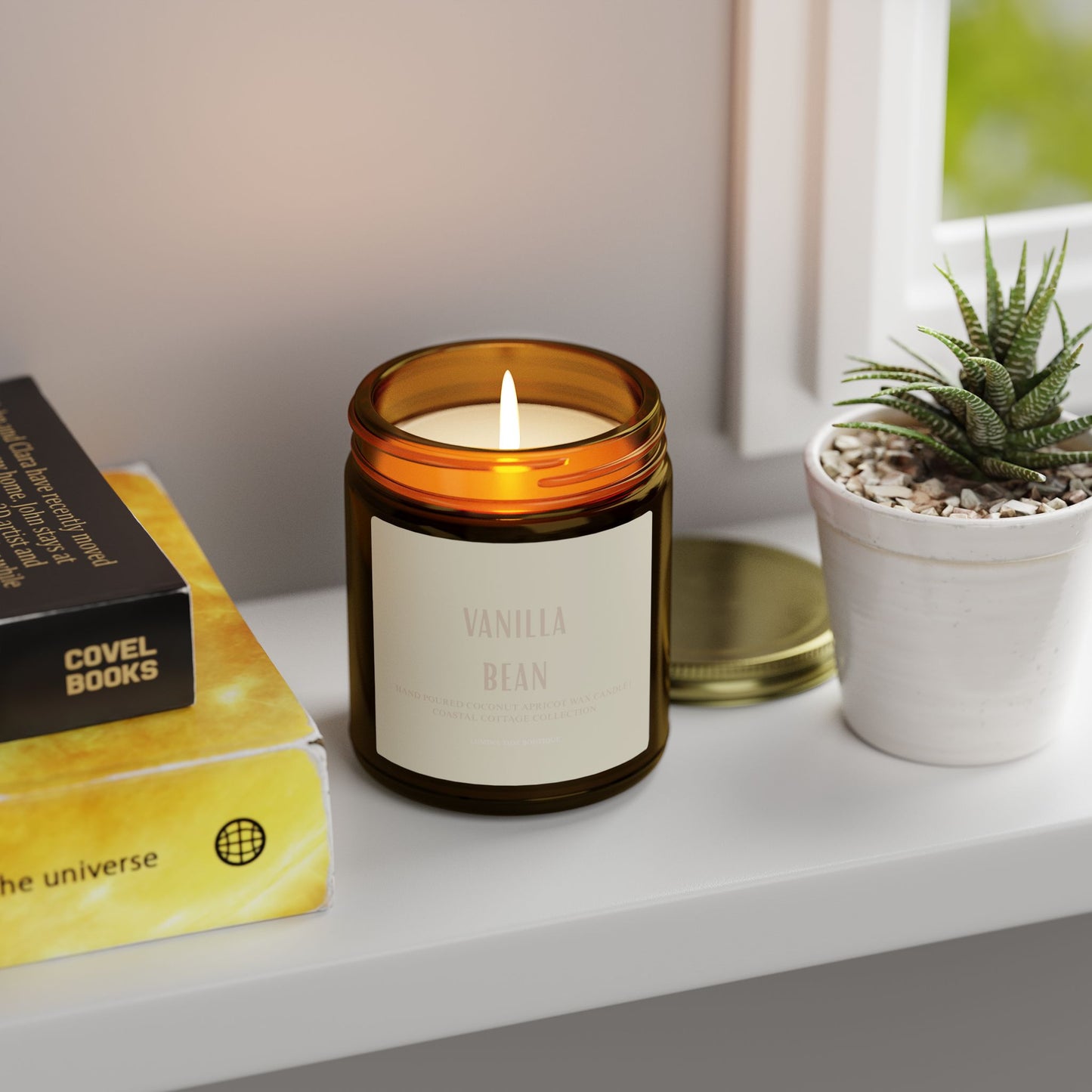 Vanilla Bean Scented Candle (4oz, 9oz)
