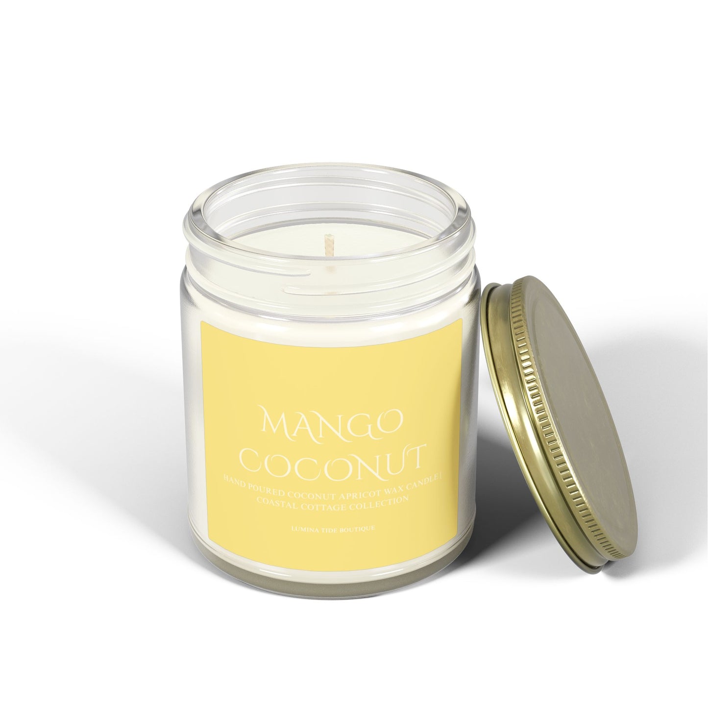 Mango Coconut Scented Candle (4oz, 9oz)