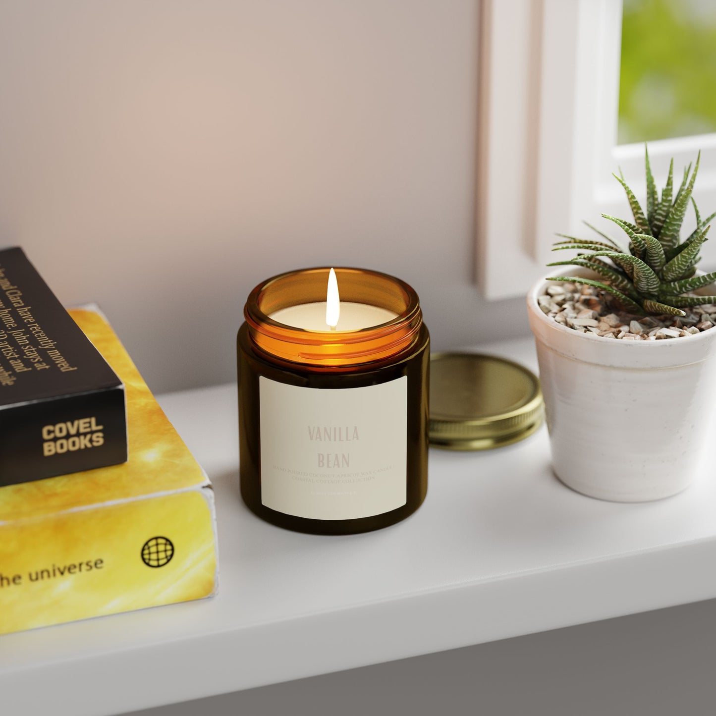 Vanilla Bean Scented Candle (4oz, 9oz)