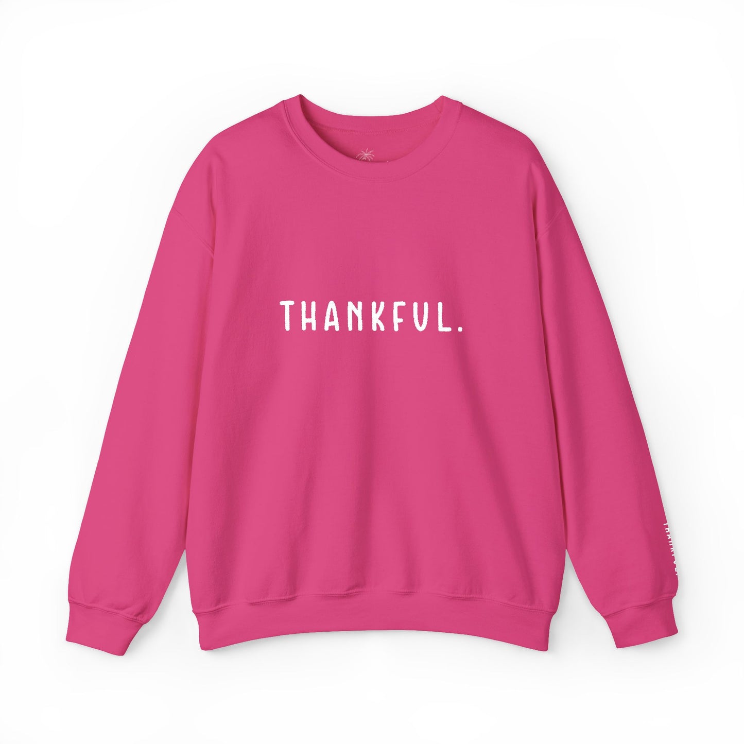 Embroidered Thankful Crewneck
