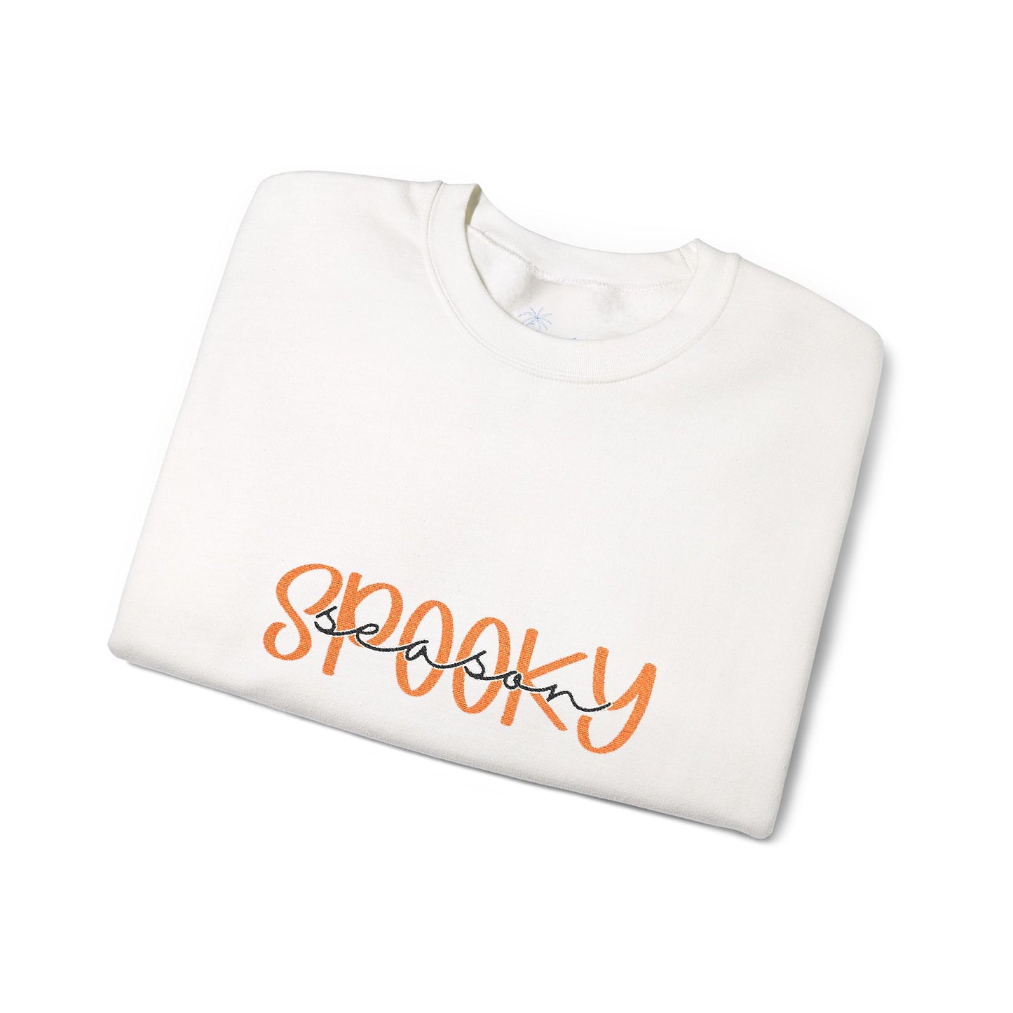 Embroidered Spooky Season Fall Crewneck