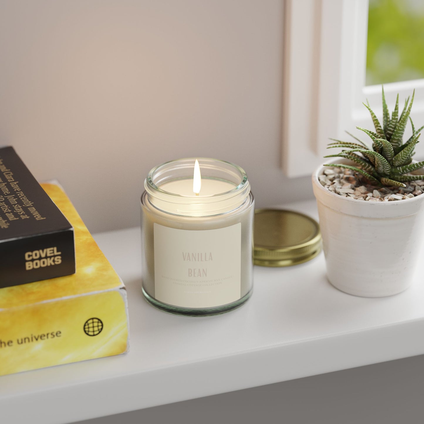 Vanilla Bean Scented Candle (4oz, 9oz)