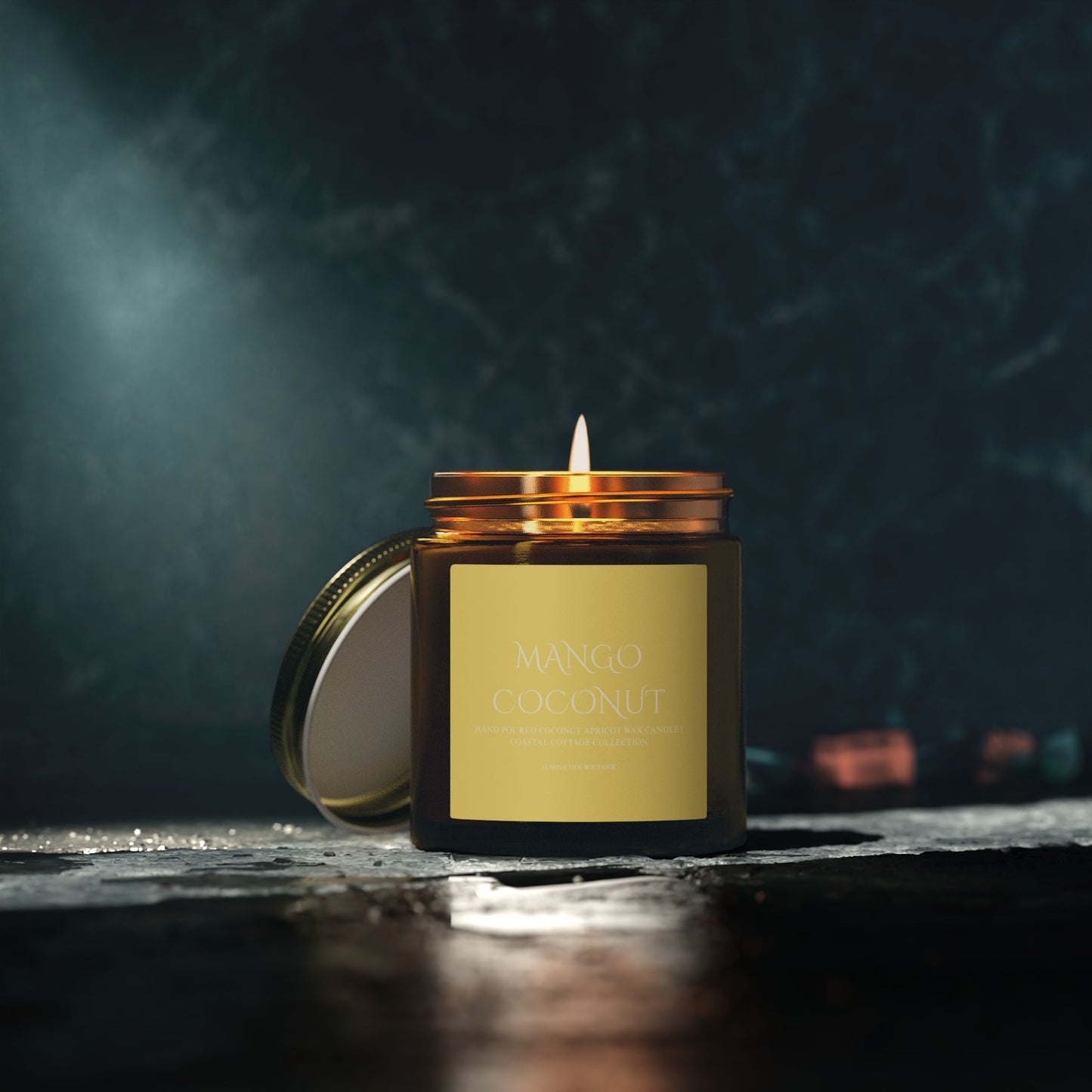 Mango Coconut Scented Candle (4oz, 9oz)