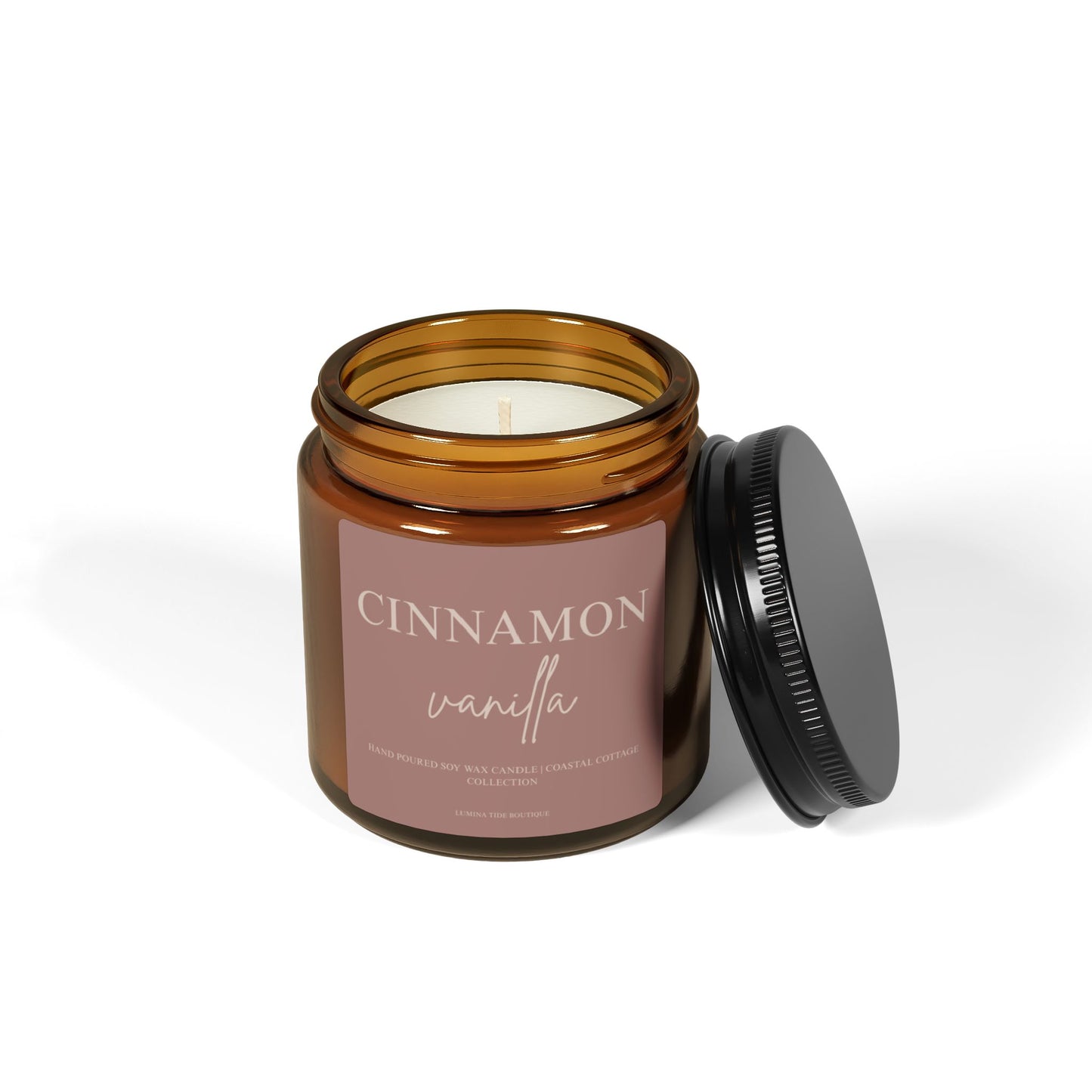 Cinnamon Vanilla Scented Candle