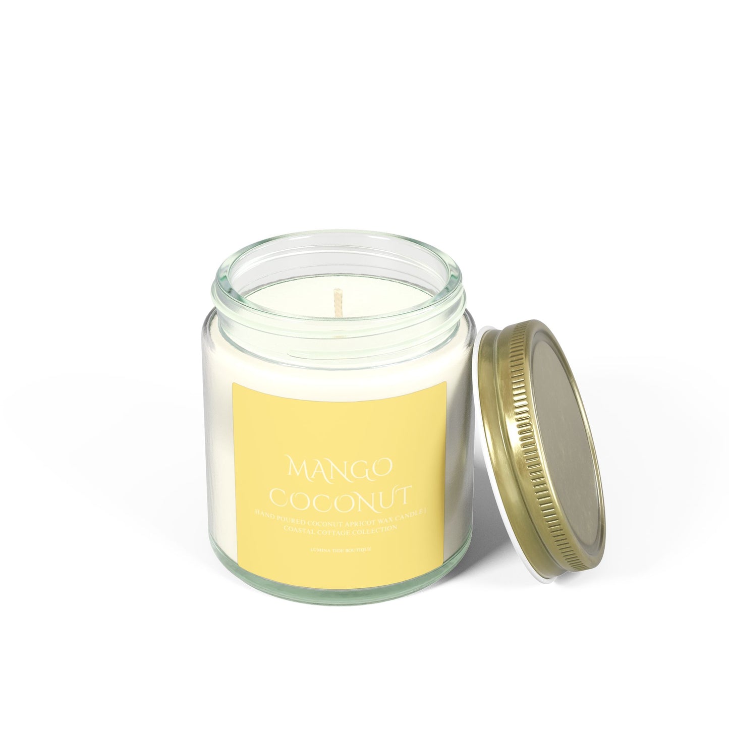 Mango Coconut Scented Candle (4oz, 9oz)