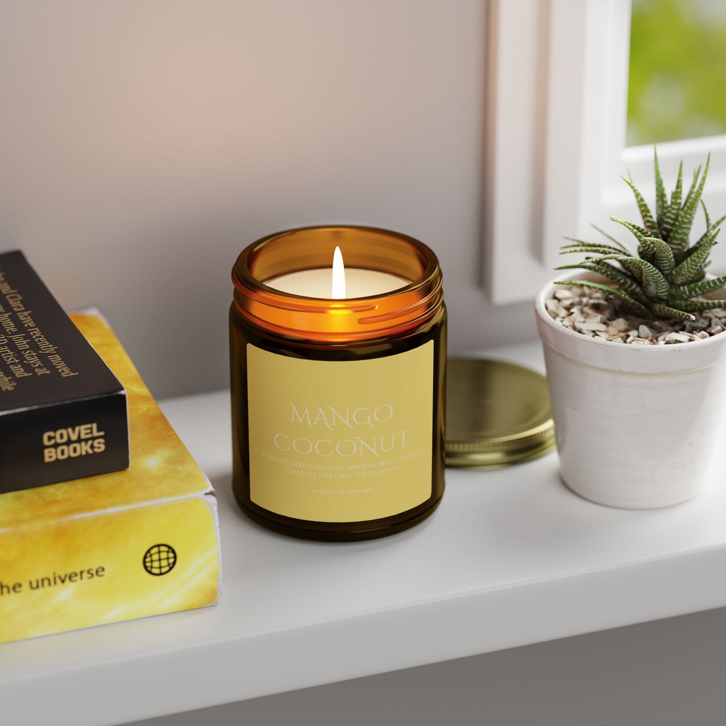 Mango Coconut Scented Candle (4oz, 9oz)