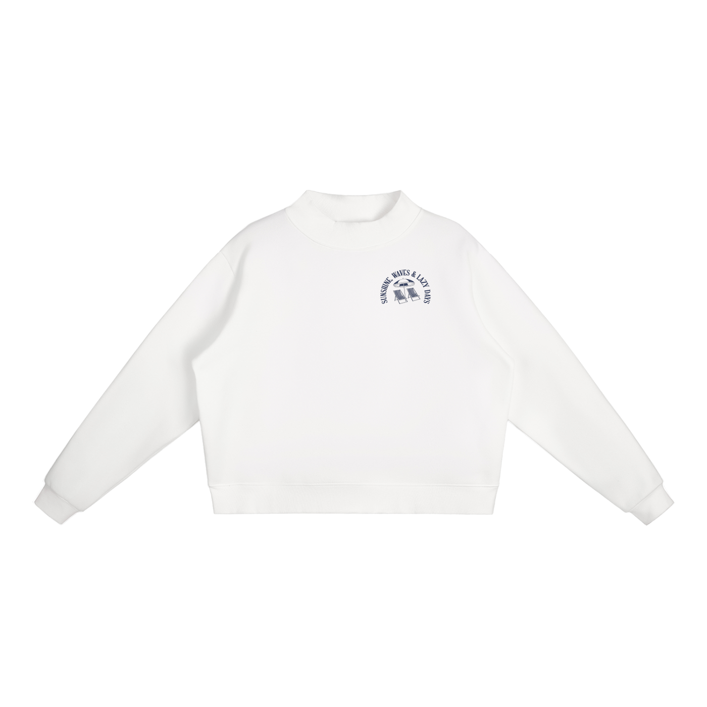 Sunshine, Waves, & Lazy Days Mockneck