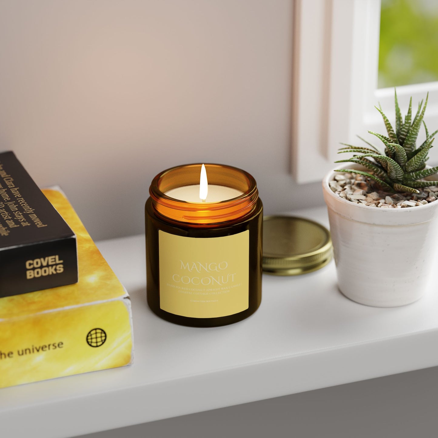 Mango Coconut Scented Candle (4oz, 9oz)