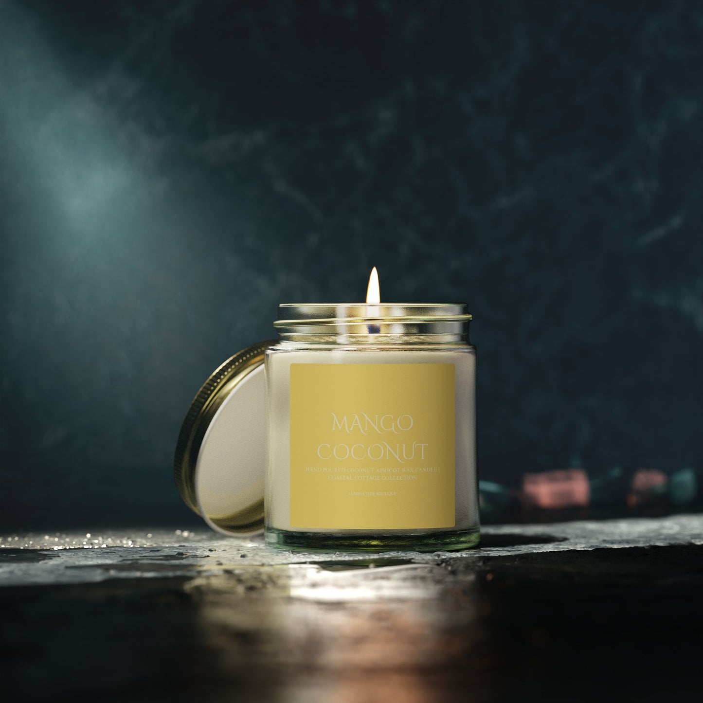 Mango Coconut Scented Candle (4oz, 9oz)