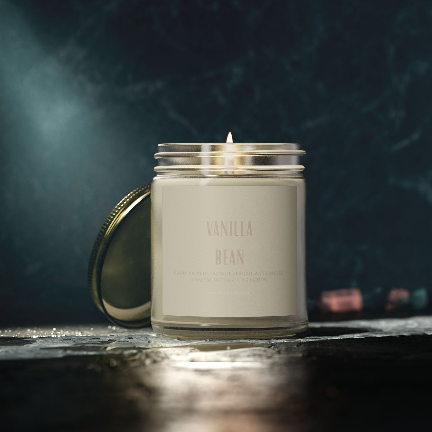 Vanilla Bean Scented Candle (4oz, 9oz)