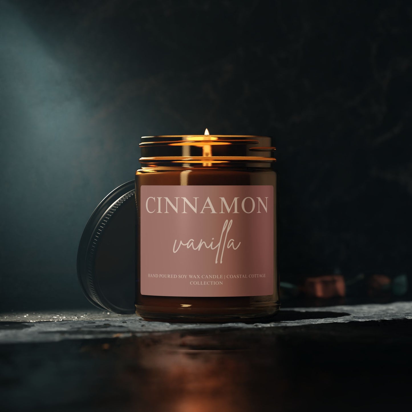 Cinnamon Vanilla Scented Candle