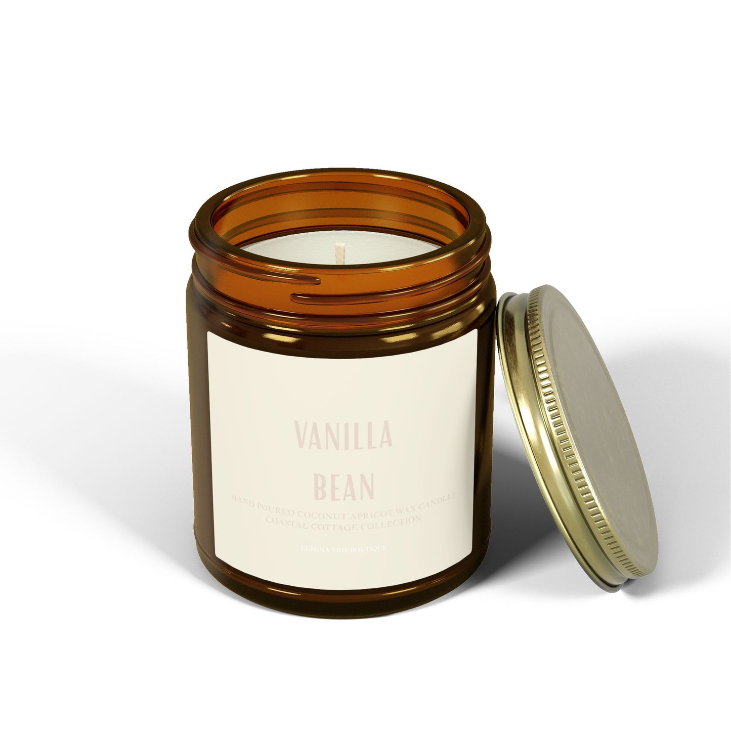 Vanilla Bean Scented Candle (4oz, 9oz)