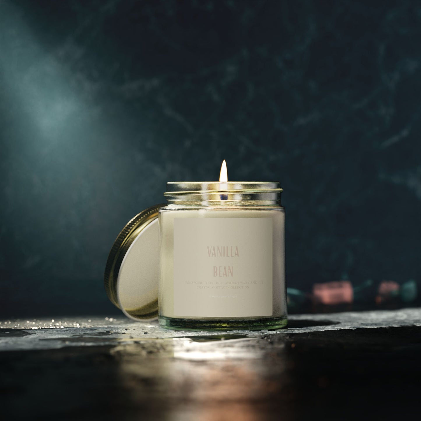 Vanilla Bean Scented Candle (4oz, 9oz)