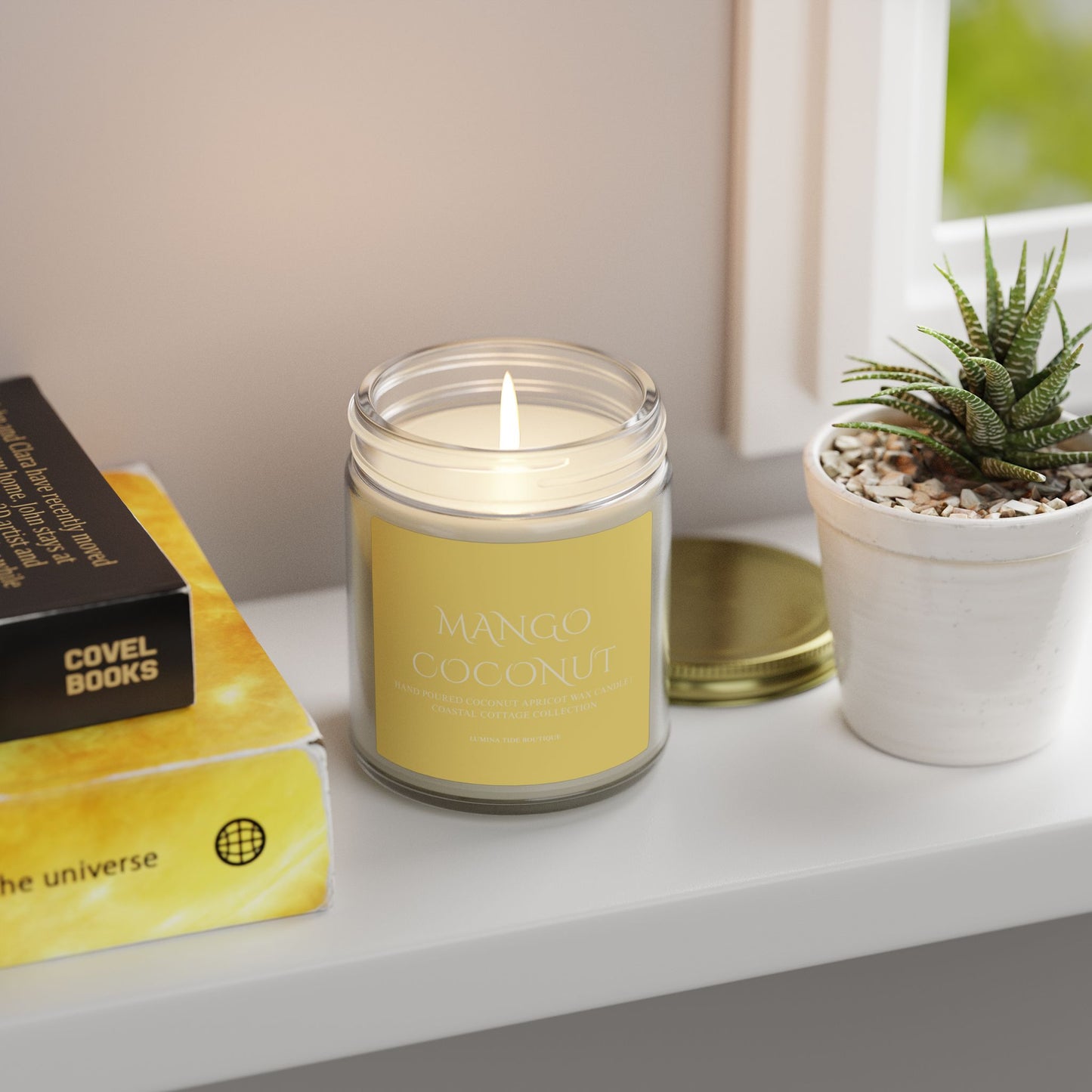 Mango Coconut Scented Candle (4oz, 9oz)