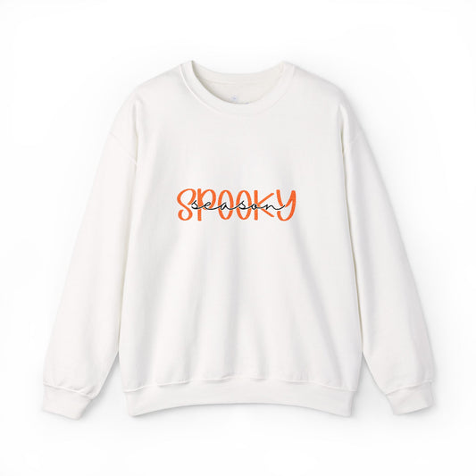 Embroidered Spooky Season Fall Crewneck