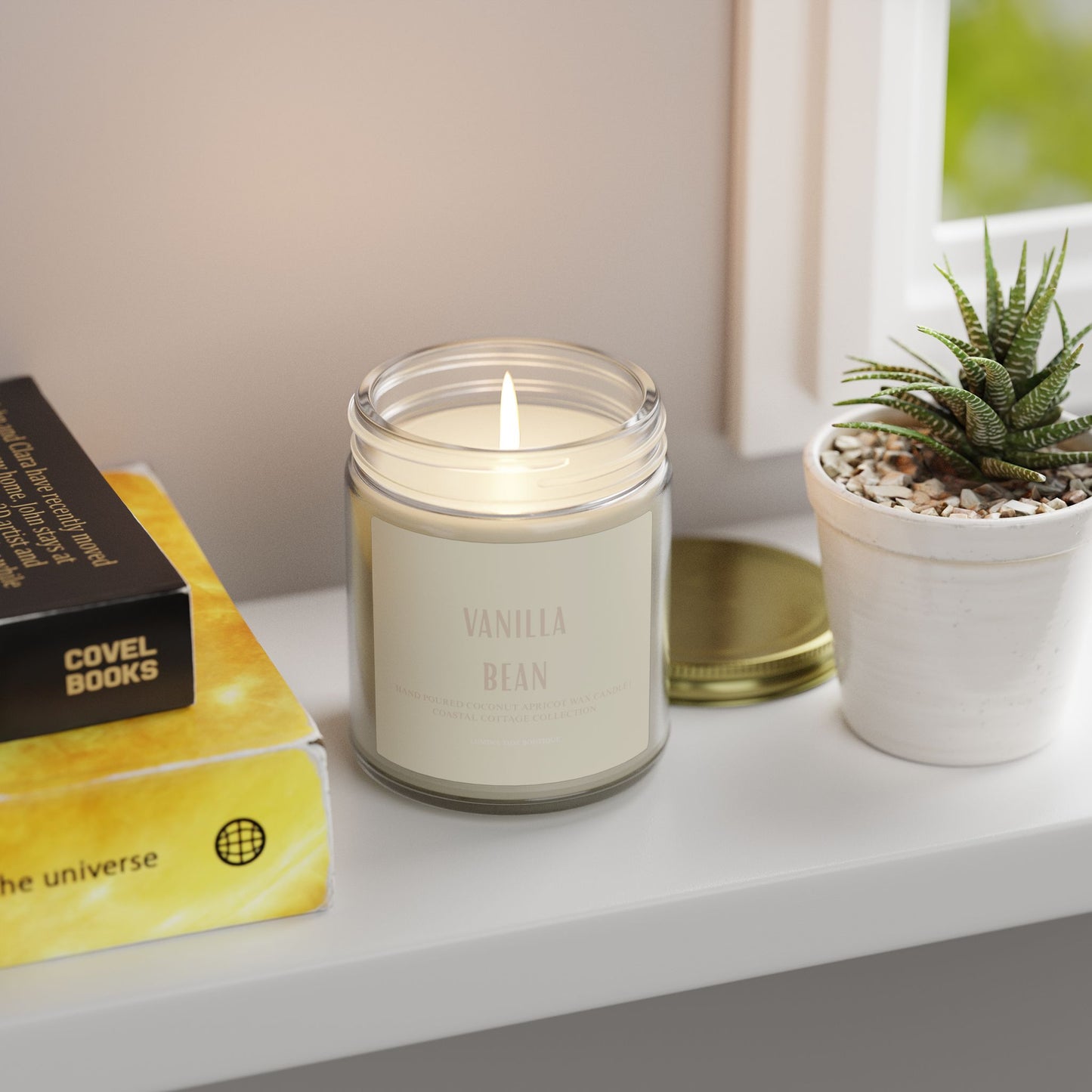 Vanilla Bean Scented Candle (4oz, 9oz)