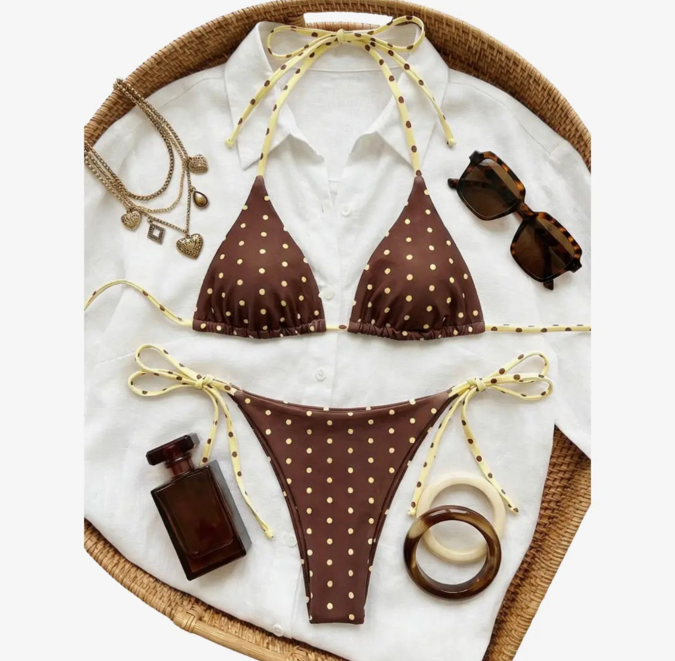 Polka Dot Bathing Suit