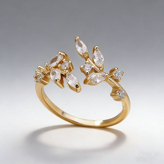 The Fleur Pavé Ring