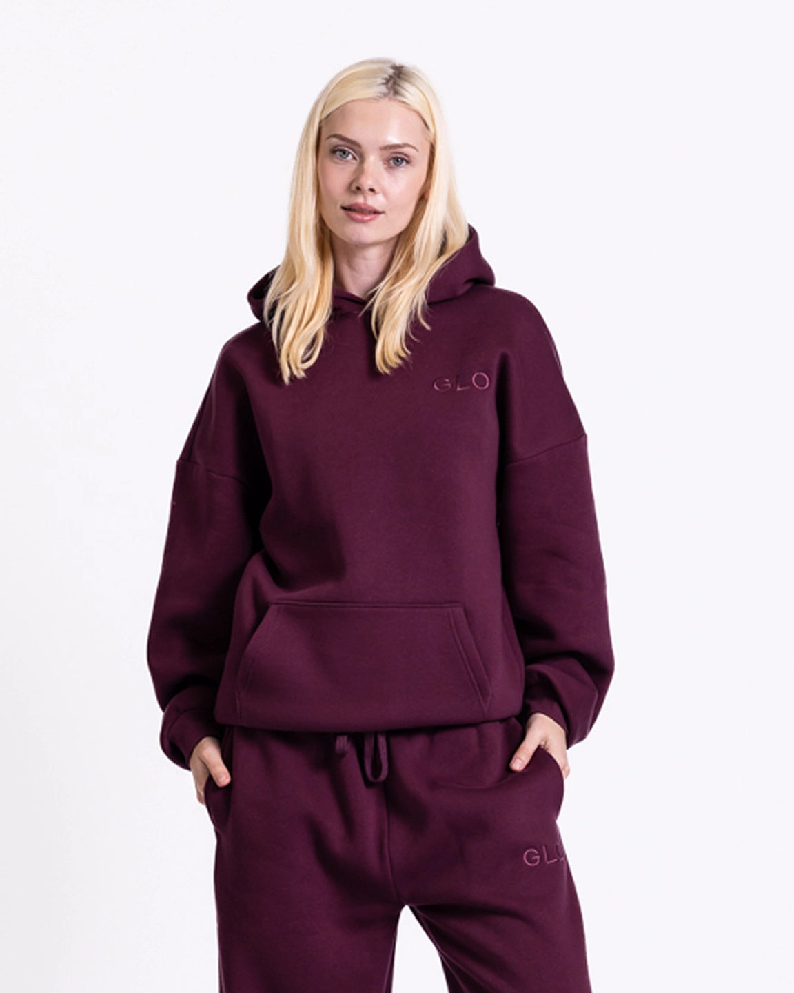 "Forgiven" Kingdom Essential Hoodie - Dark Cherry