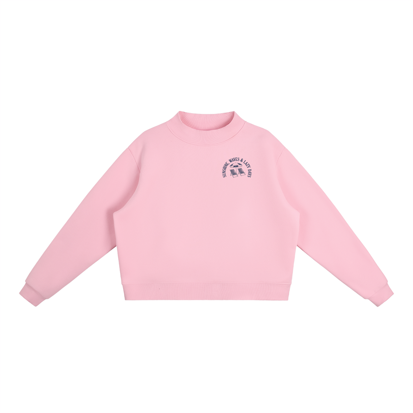 Sunshine, Waves, & Lazy Days Mockneck