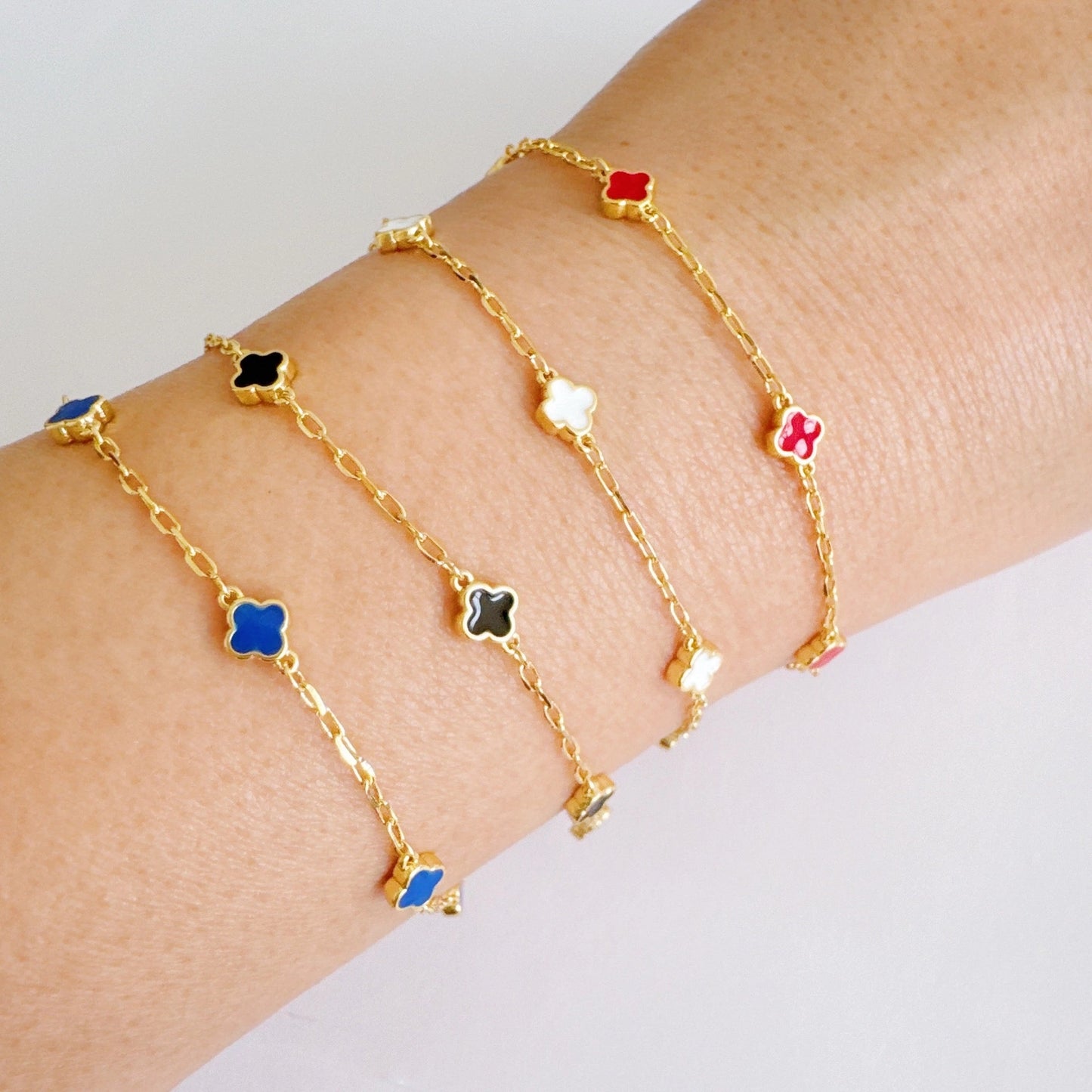 Clover Single Layer Bracelet